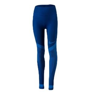 Nike Junior Fenom Seamless Tights Blue Size Medium